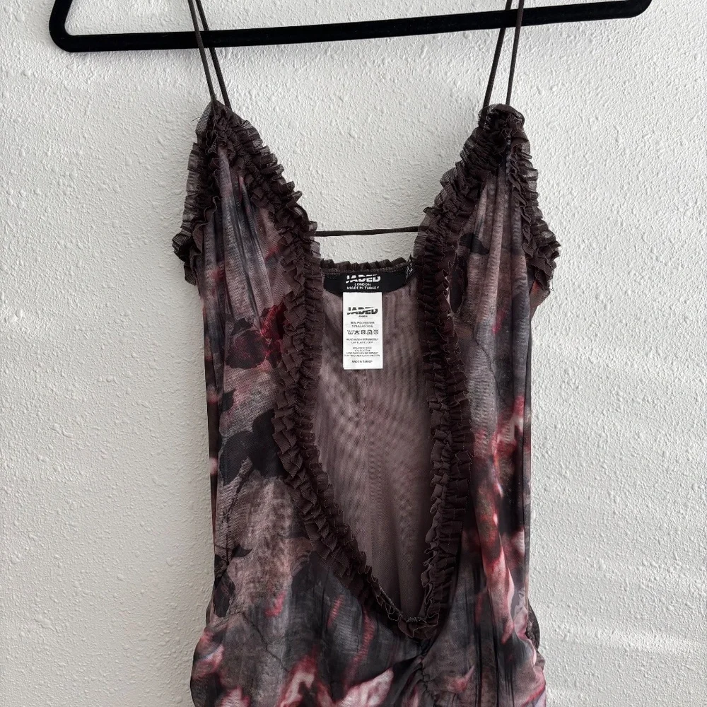 Jaded London Black and Purple Mini Dress - Picture 4 of 8
